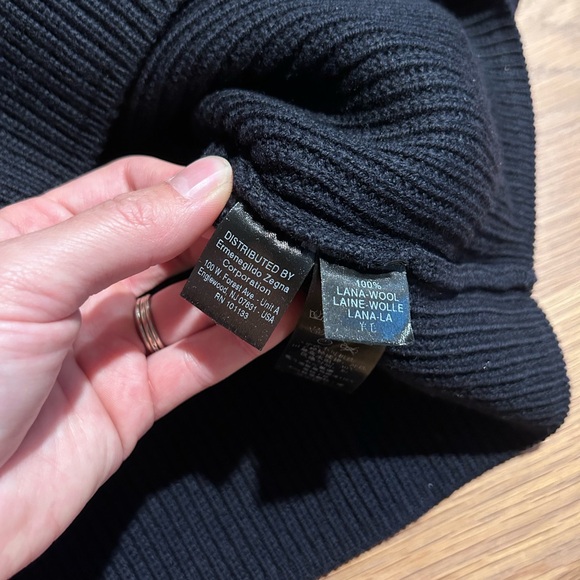 ZEGNA Sport 100% Wool Quarted Zip Sweater - XL - Picture 5 of 7